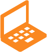 Icono de computadora portátil